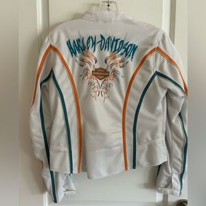 Women’s Harley Davidson white mesh Jacket size Small